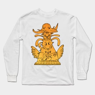 Animal Totem Pole Long Sleeve T-Shirt